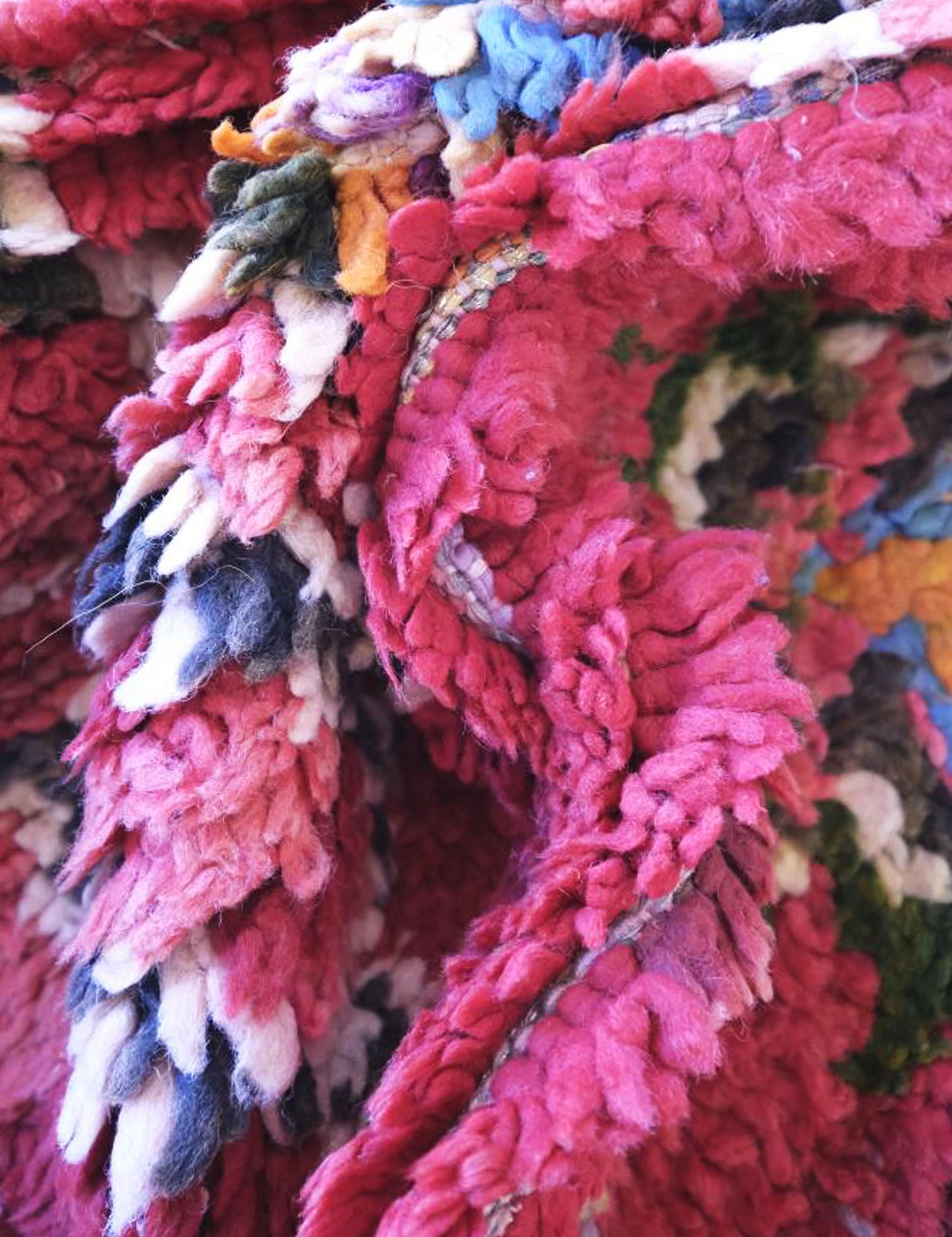 Colorful Narrow Runner Rug 8.5 x 2.4 ft / 258 x 76 cm