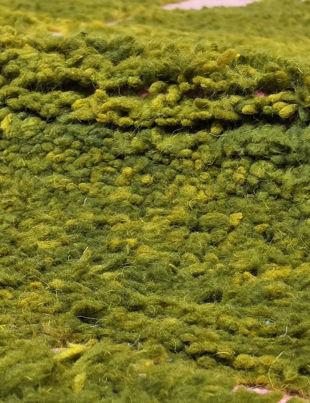 Green Moroccan Wool Rug 10.2 x 8.2 ft / 310 x 250 cm