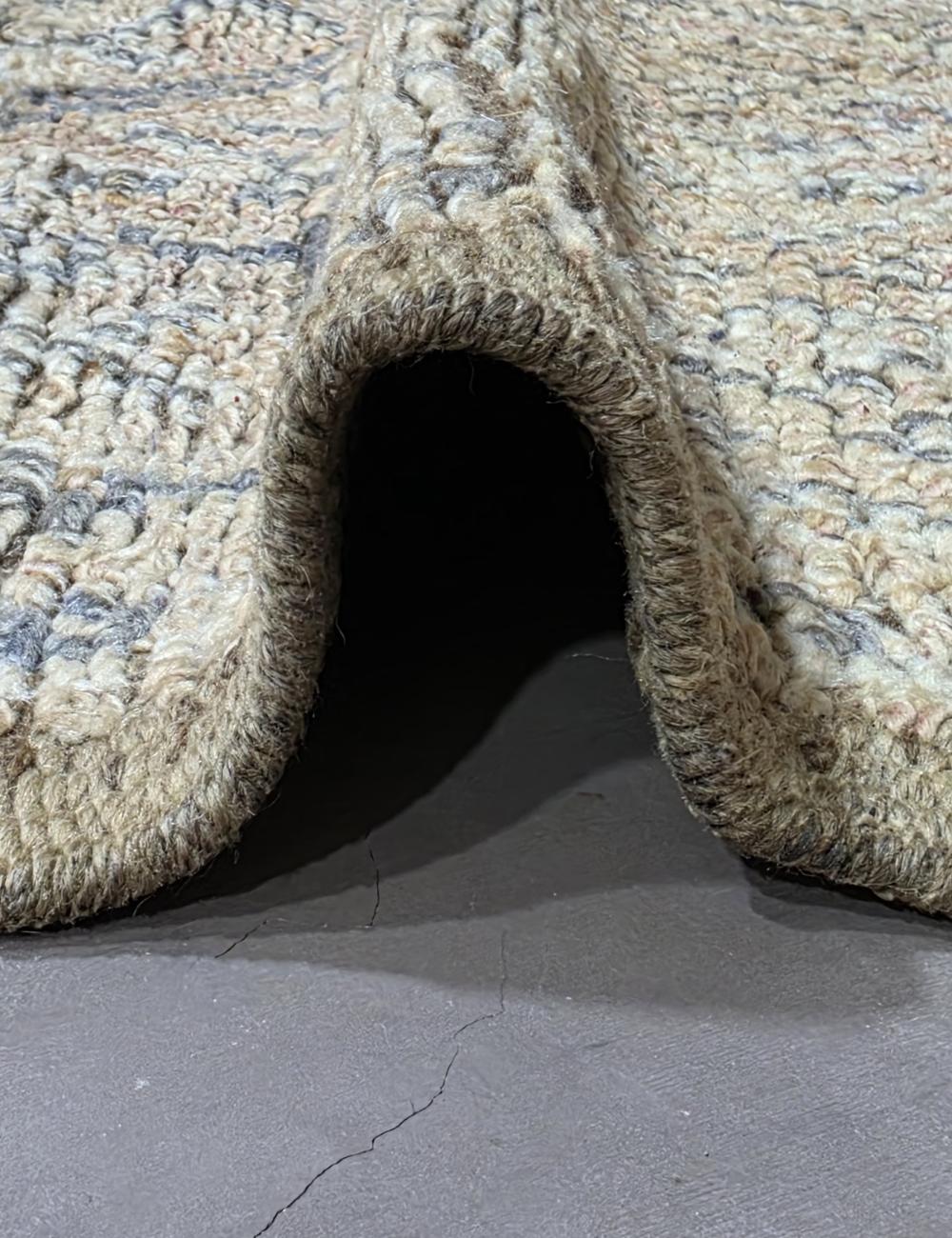 Diamond Lattice Cross Motif Modern Boujad Wool Rug 10.6 x 6.23 ft / 324 x 190 cm