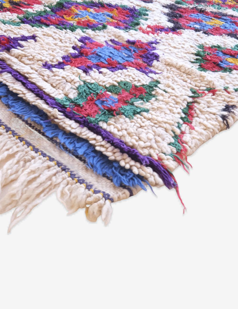 Authentic Moroccan Handwoven Rug 5.2 x 2.6 ft / 160 x 81 cm
