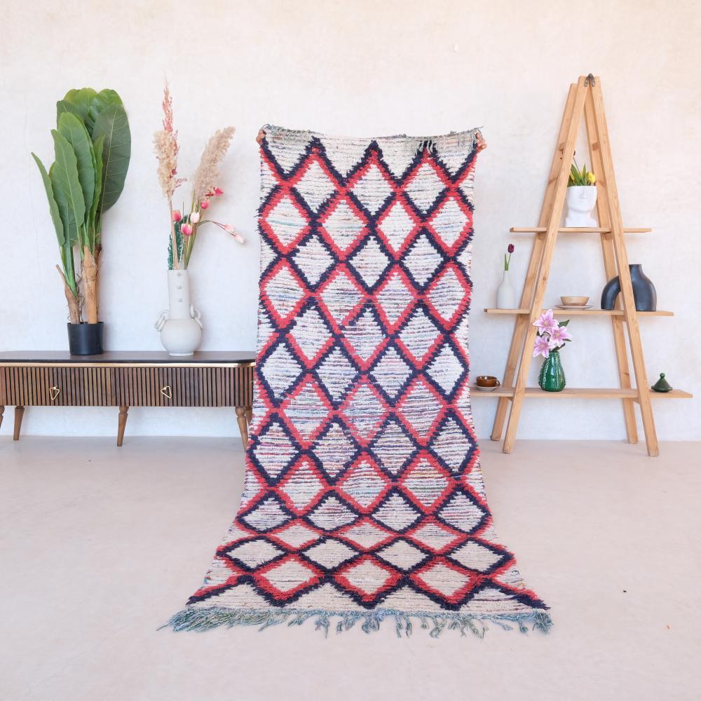 Geometric Rug for Entryway or Hallway 8.2 x 3.1 ft / 249 x 97 cm - Surcoma