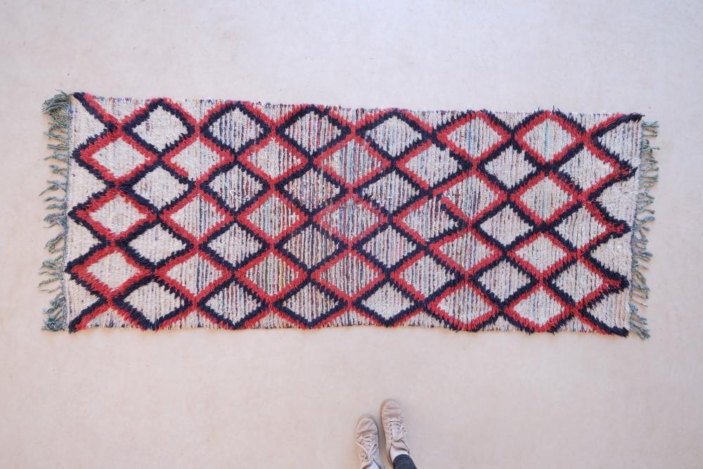 Geometric Rug for Entryway or Hallway 8.2 x 3.1 ft / 249 x 97 cm - Surcoma