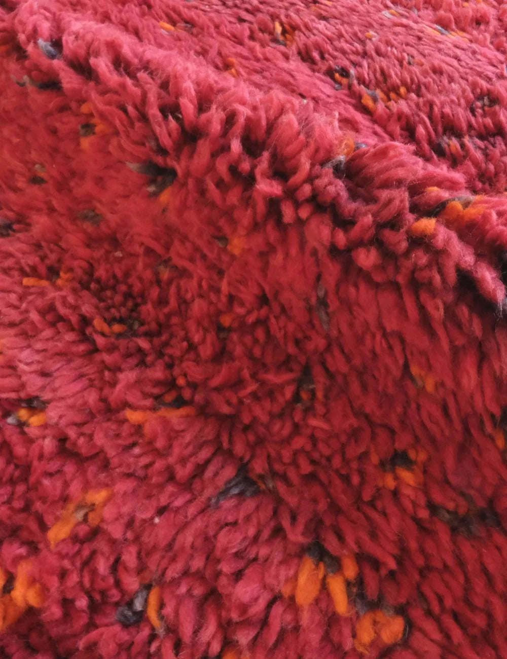 Authentic Red Moroccan Vintage Rug 9.5 x 6.4 ft / 290 x 197 cm - Surcoma