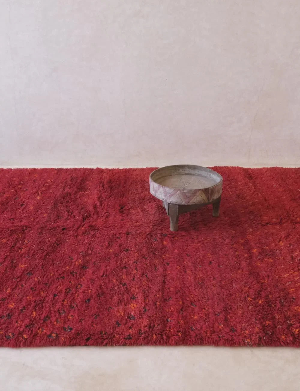 Authentic Red Moroccan Vintage Rug 9.5 x 6.4 ft / 290 x 197 cm - Surcoma