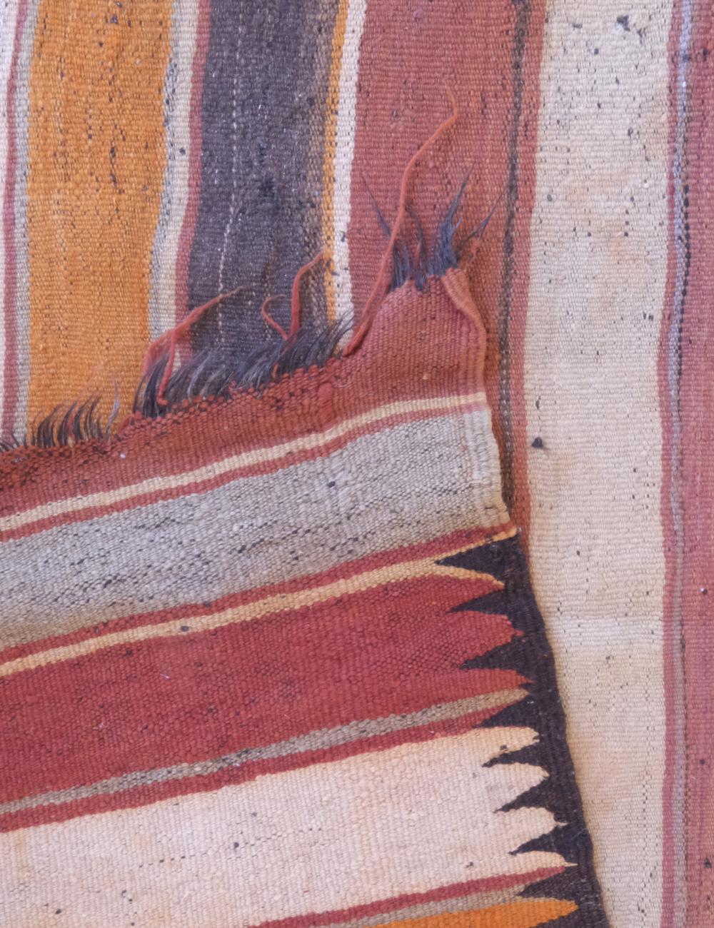 Authentic Vintage Ait Bou Sbaa Rug 13.6 x 4.7 ft / 416 x 145 cm