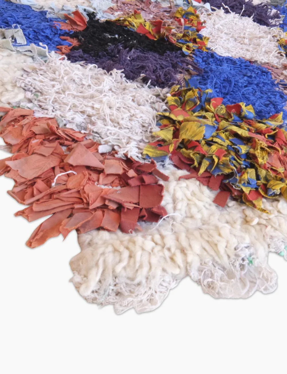 Colorful Azilal Berber Rug 6.3 x 2.7 ft / 193 x 84 cm - Surcoma
