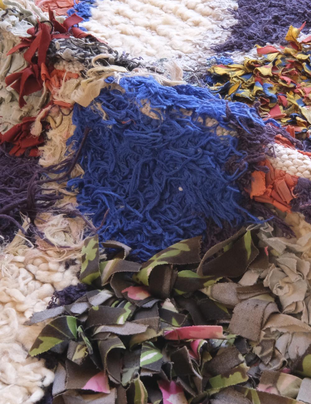 Colorful Azilal Berber Rug 6.3 x 2.7 ft / 193 x 84 cm - Surcoma
