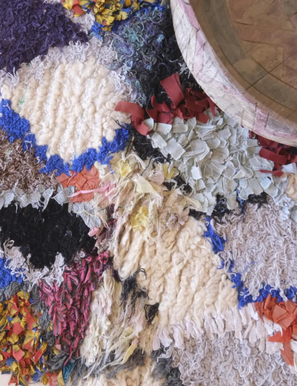 Colorful Azilal Berber Rug 6.3 x 2.7 ft / 193 x 84 cm - Surcoma