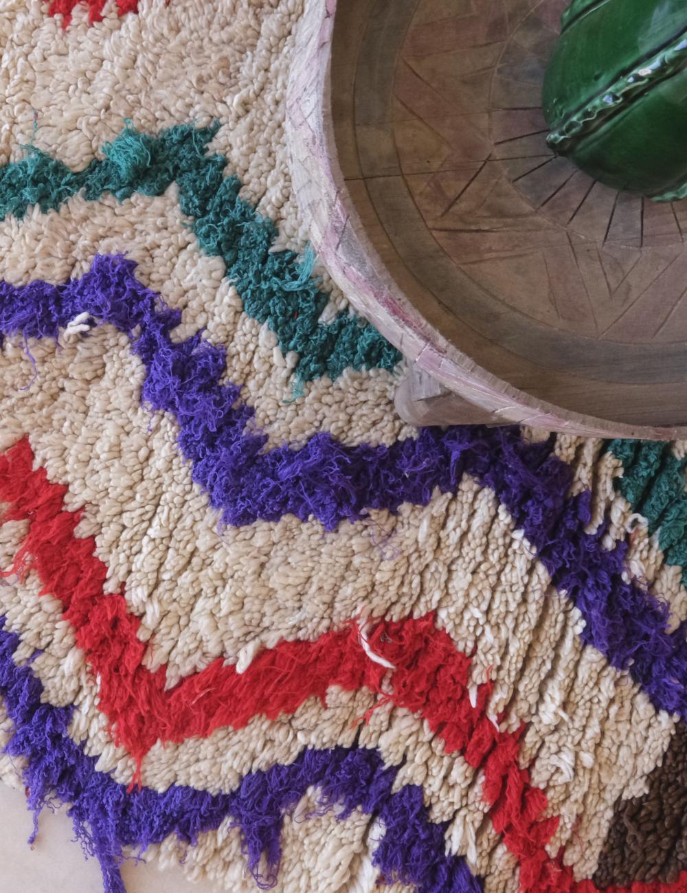Tribal Azilal Rug 6.2 x 3 ft / 188 x 93 cm - Surcoma