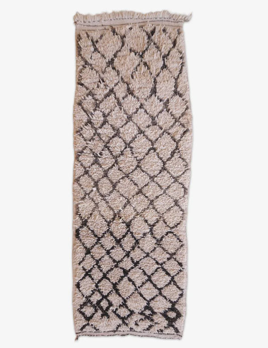 Beige Berber Carpet 6.8 x 2.4 ft / 207 x 76 cm - Surcoma