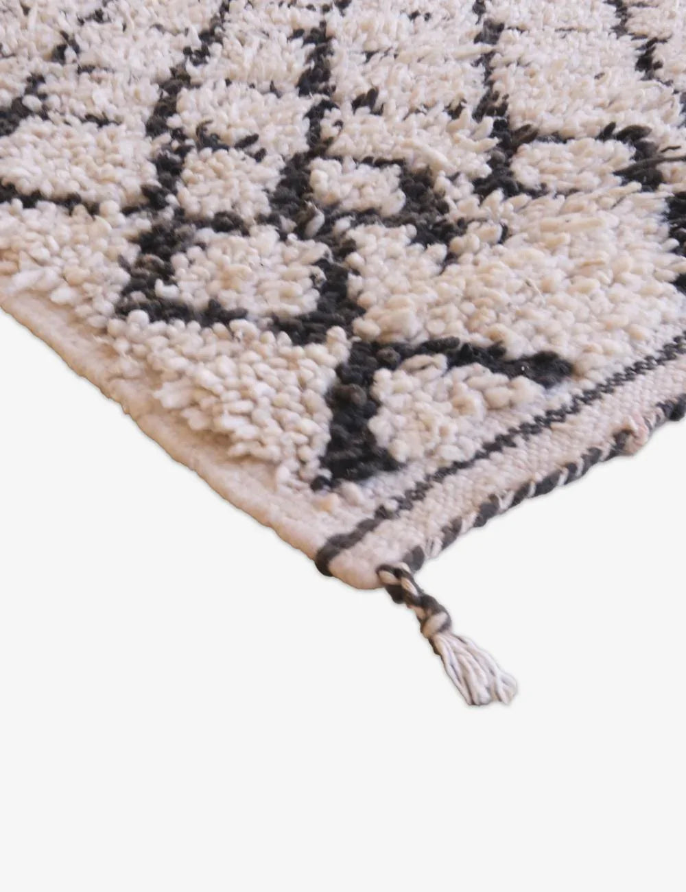 Beige Berber Carpet 6.8 x 2.4 ft / 207 x 76 cm