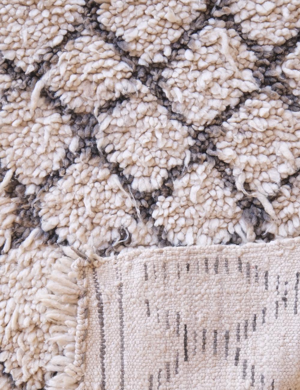 Beige Berber Carpet 6.8 x 2.4 ft / 207 x 76 cm