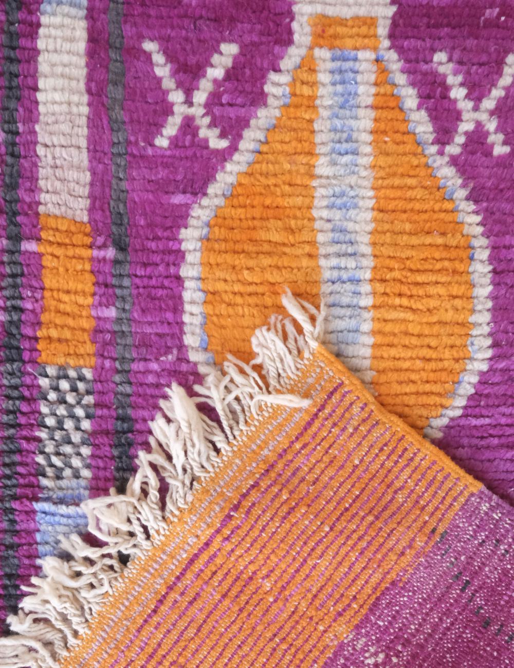 Moroccan wool runner rug – hallway styling