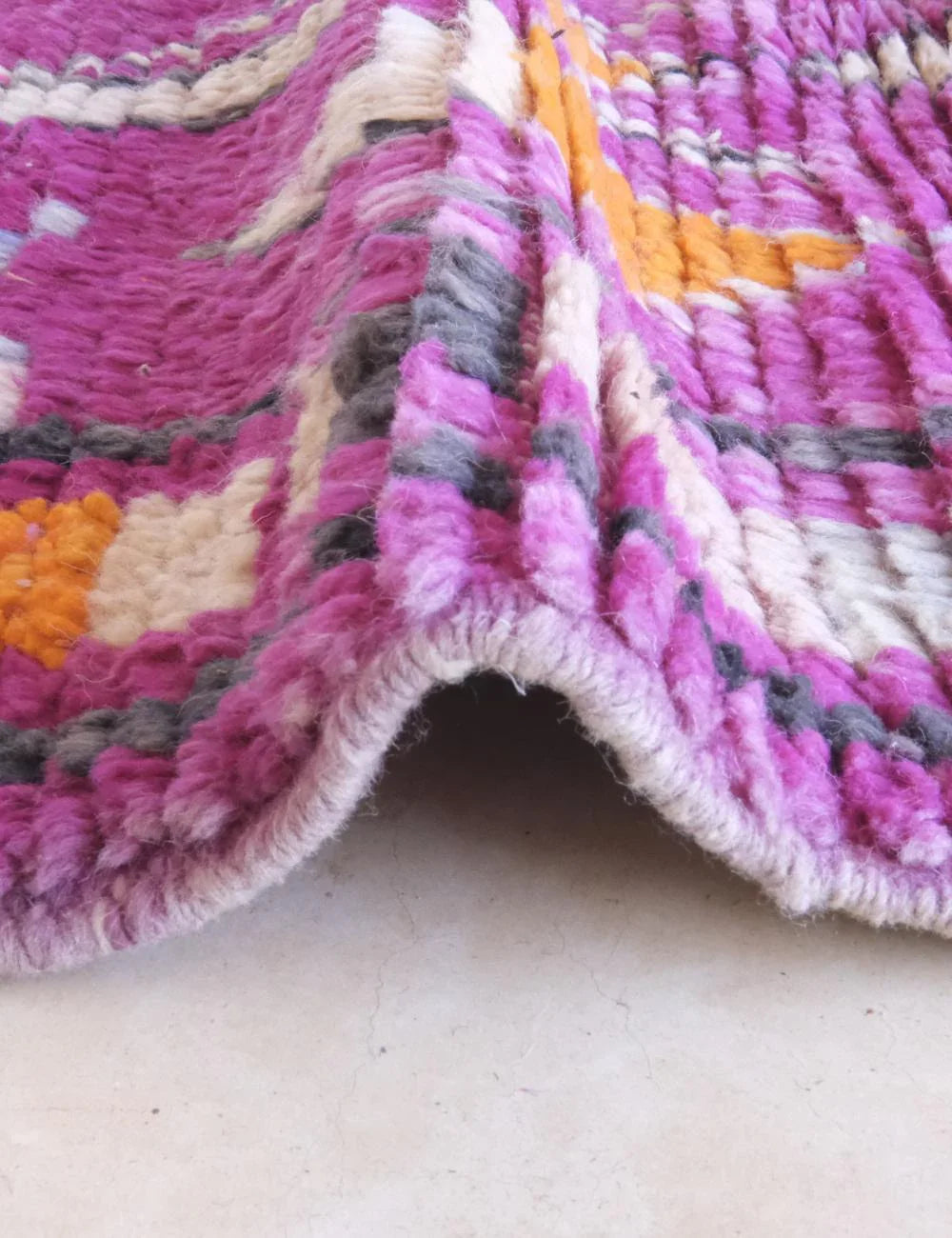 Moroccan wool runner rug – hallway styling
