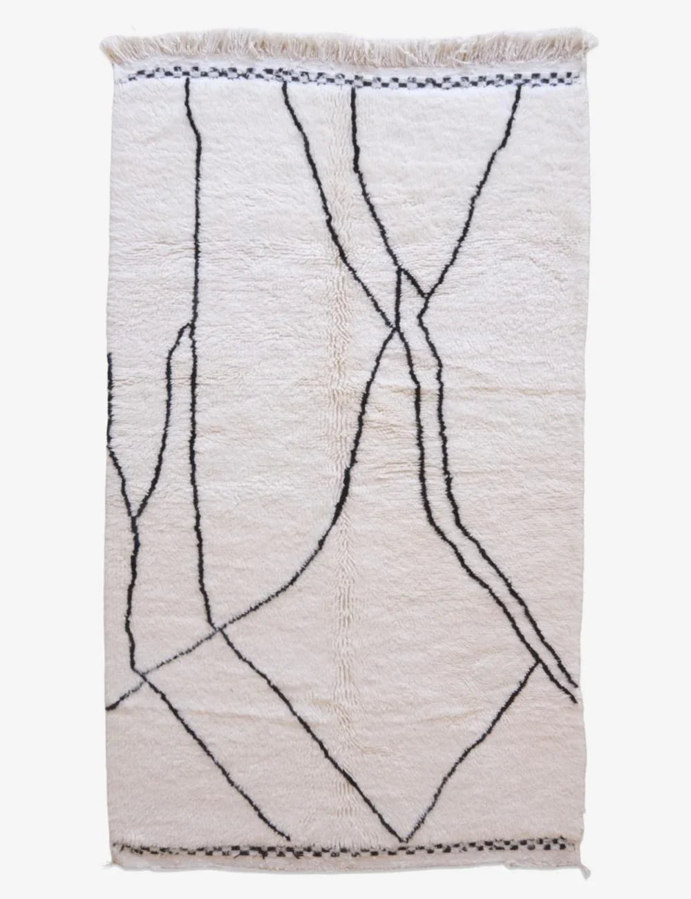 Beni Mrirt Moroccan Wool Rug 8.7 x 5.4 ft / 265 x 165 cm - Surcoma