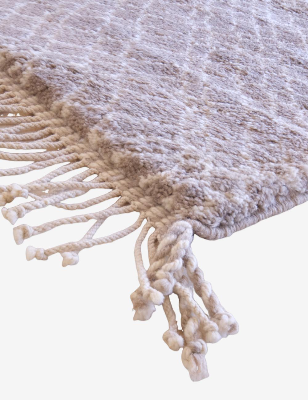 Moroccan Mrirt Rug With Diamond Lattice Pattern