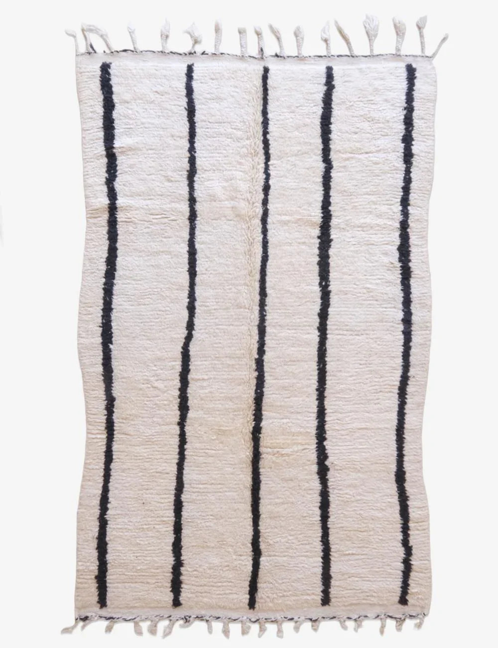 Beni Ourain Moroccan Wool Rug 8.3 x 4.9 ft / 252 x 150 cm - Surcoma