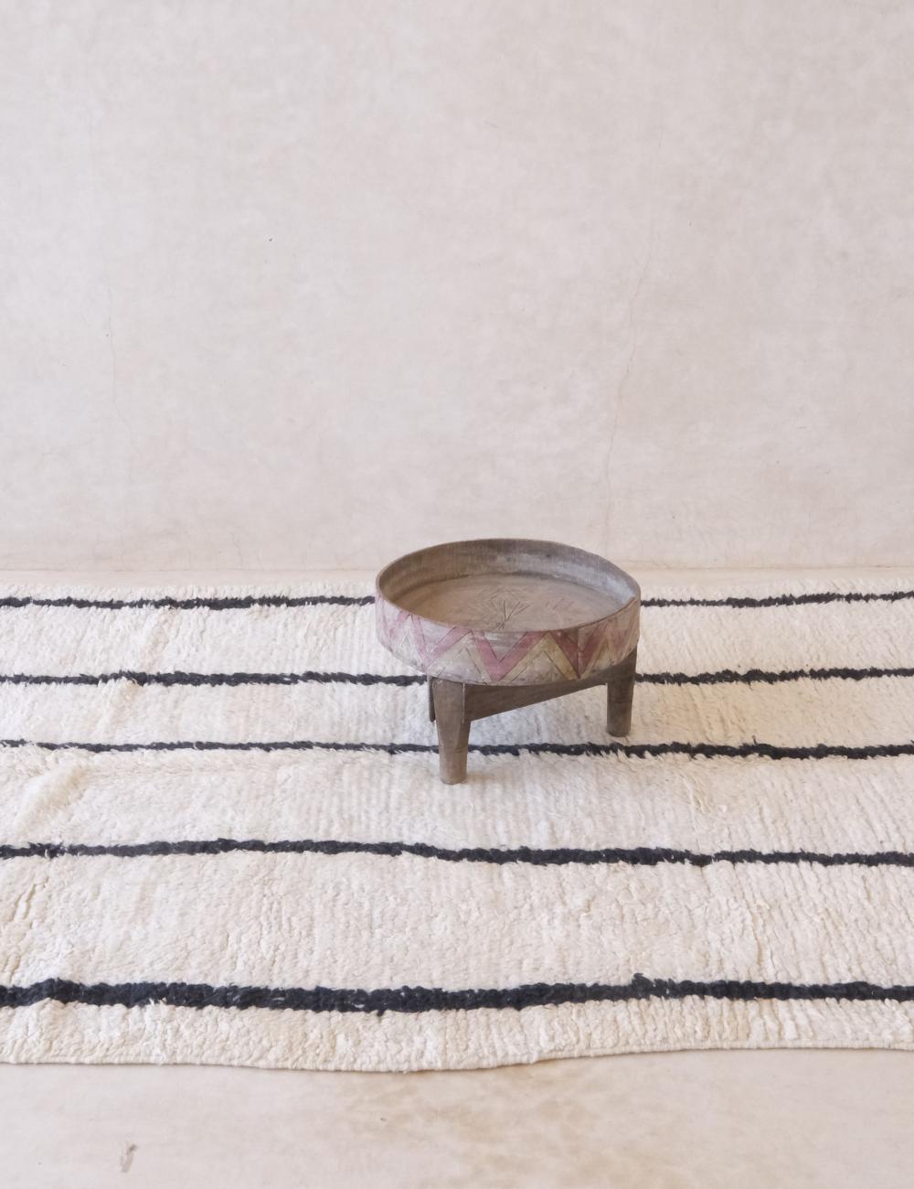 Beni Ourain Moroccan Wool Rug 8.3 x 4.9 ft / 252 x 150 cm