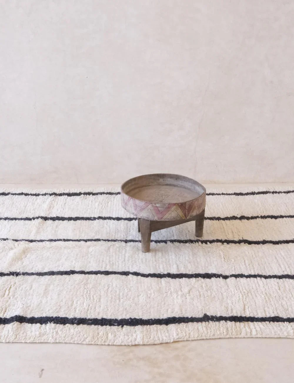 Beni Ourain Moroccan Wool Rug 8.3 x 4.9 ft / 252 x 150 cm - Surcoma