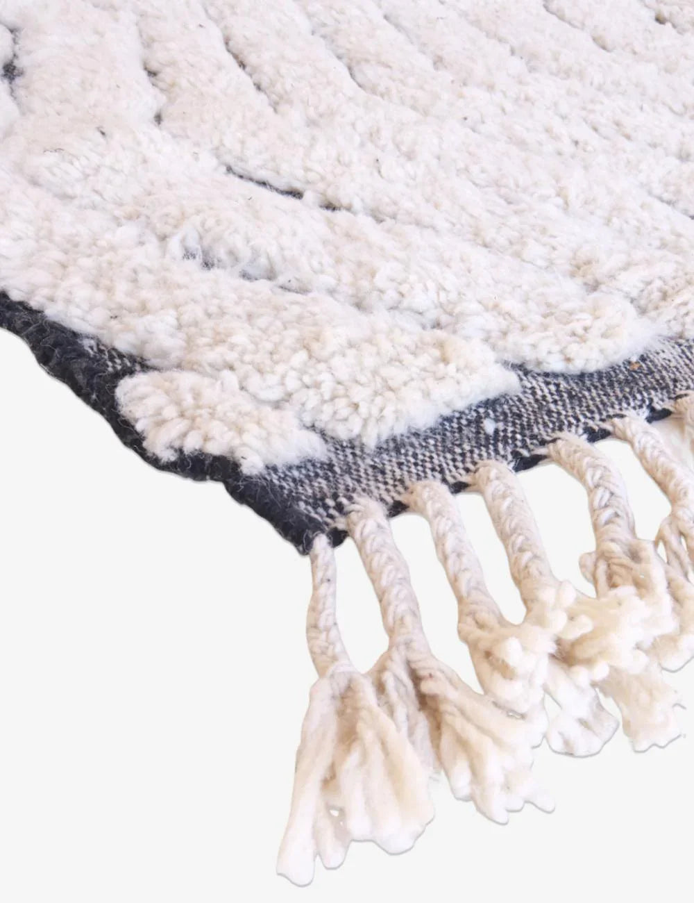 Beni Ourain Wool Rug 9.3 x 7 ft / 282 x 215 cm - Surcoma