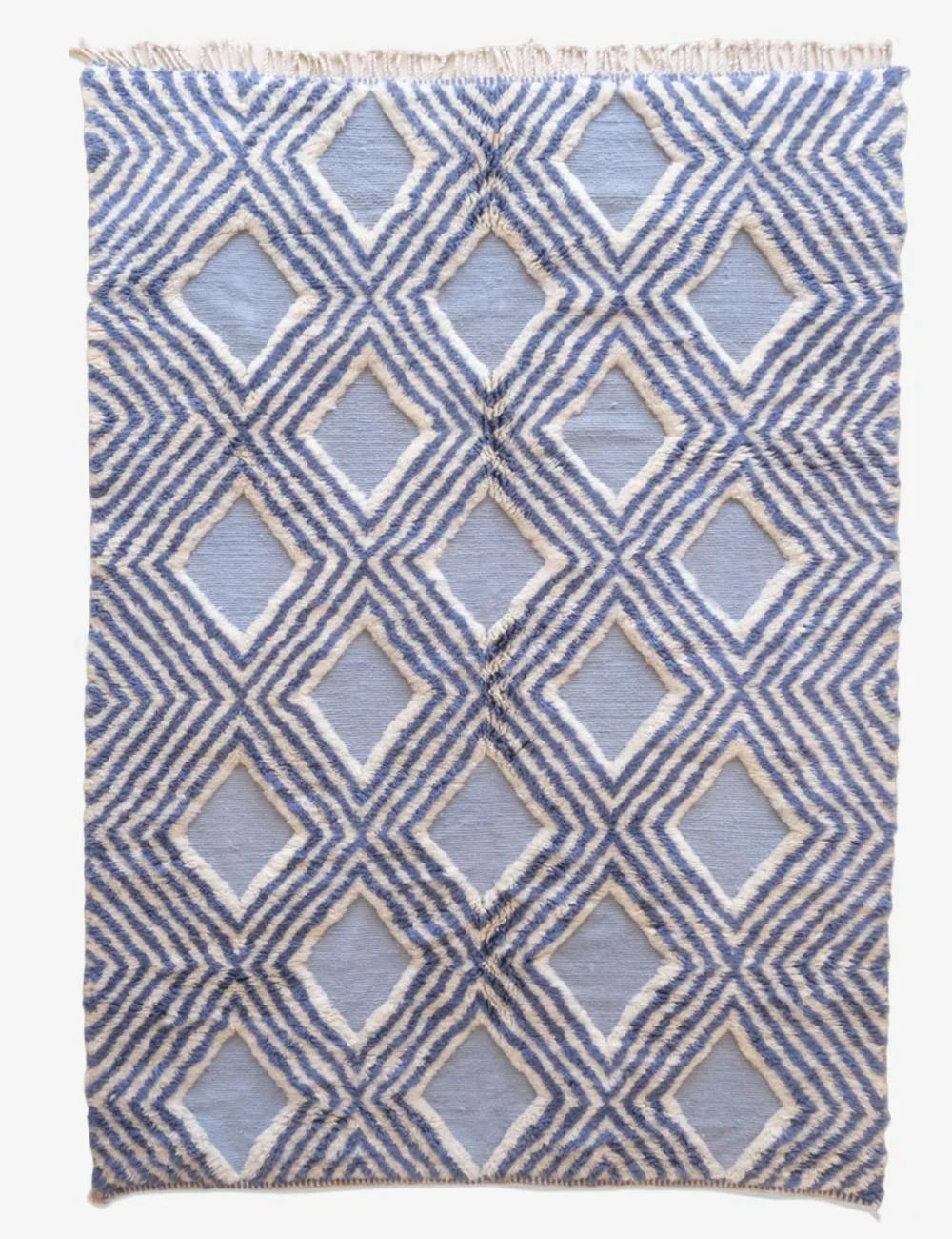 Blue Beni Mrirt Rug 10 x 6.8 ft / 306 x 210 cm - Surcoma