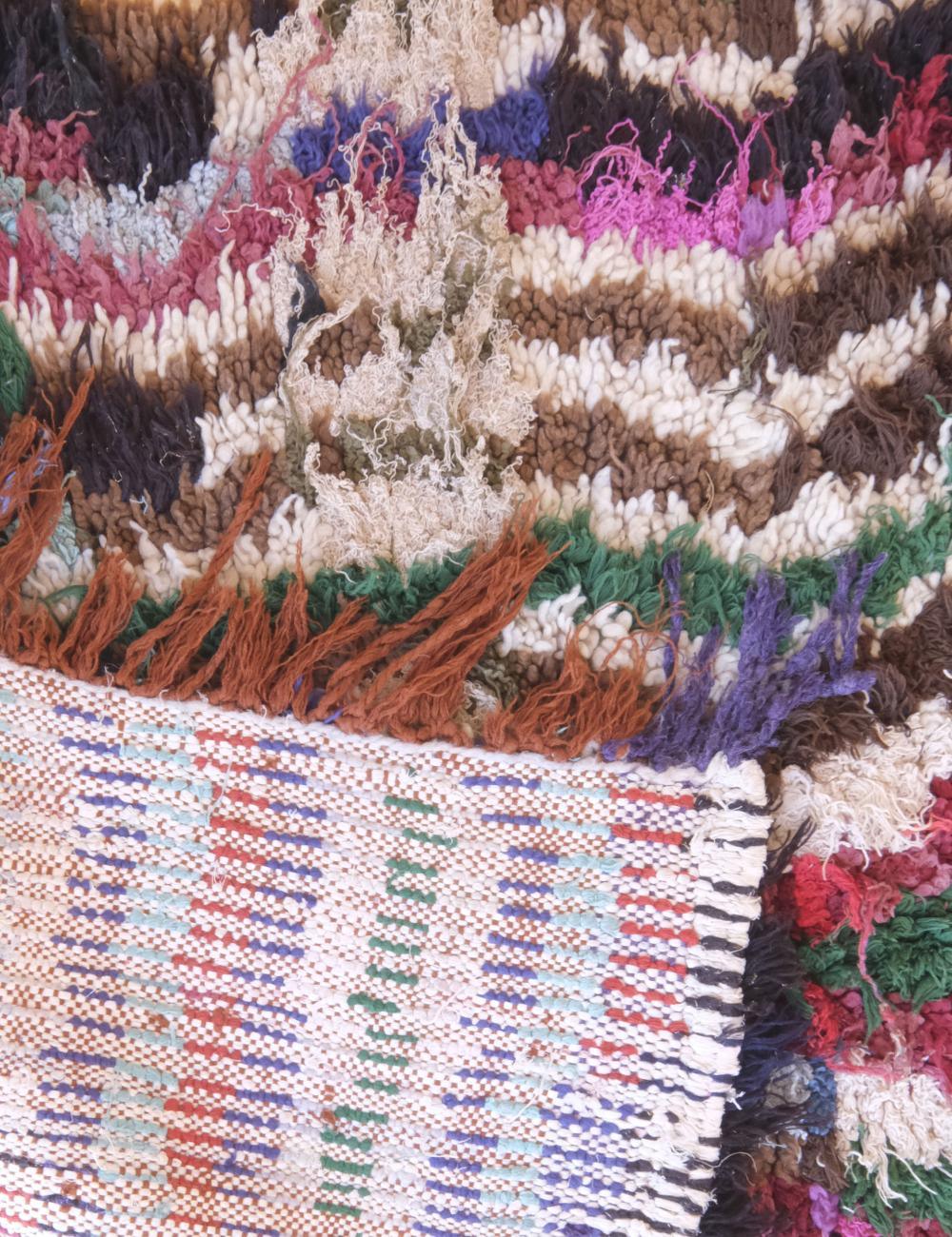 Boho Moroccan Rug 5.5 x 2.9 ft / 168 x 91 cm