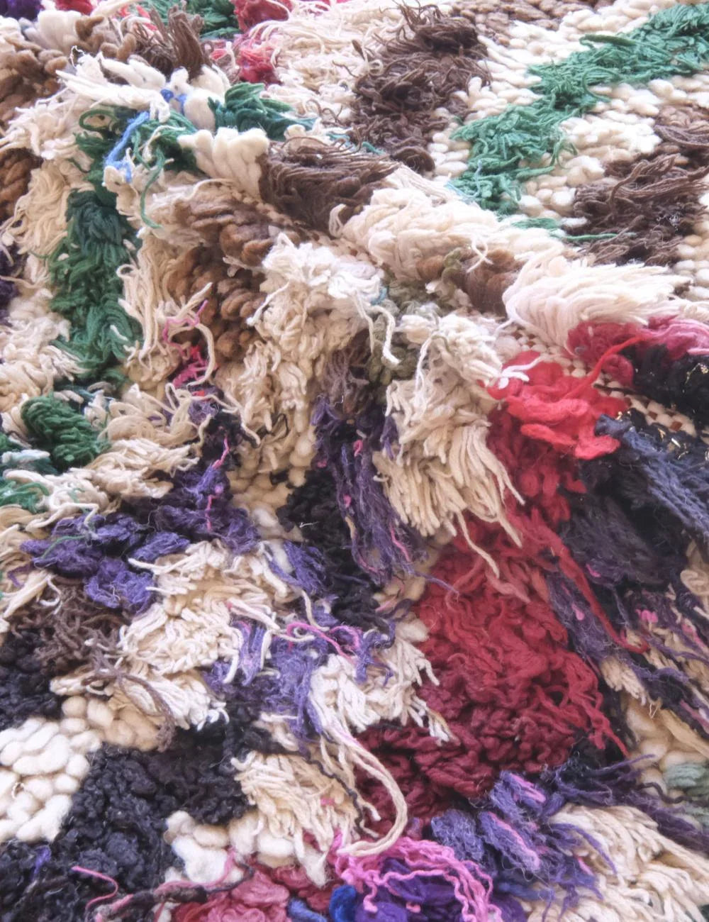 Boho Moroccan Rug 5.5 x 2.9 ft / 168 x 91 cm