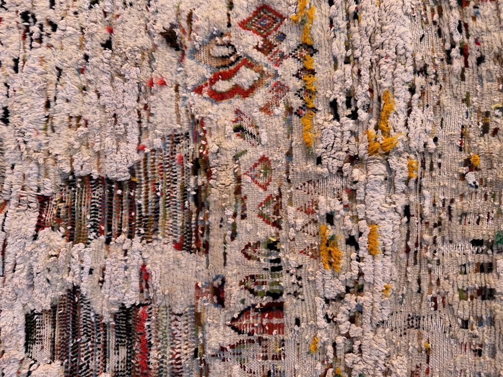 Abstract Moroccan Rug 6.5 x 5.2 ft / 199 x 160 cm - Surcoma
