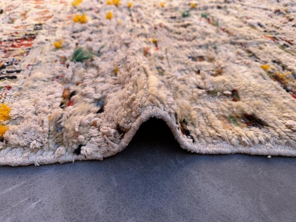 Abstract Moroccan Rug 6.5 x 5.2 ft / 199 x 160 cm - Surcoma