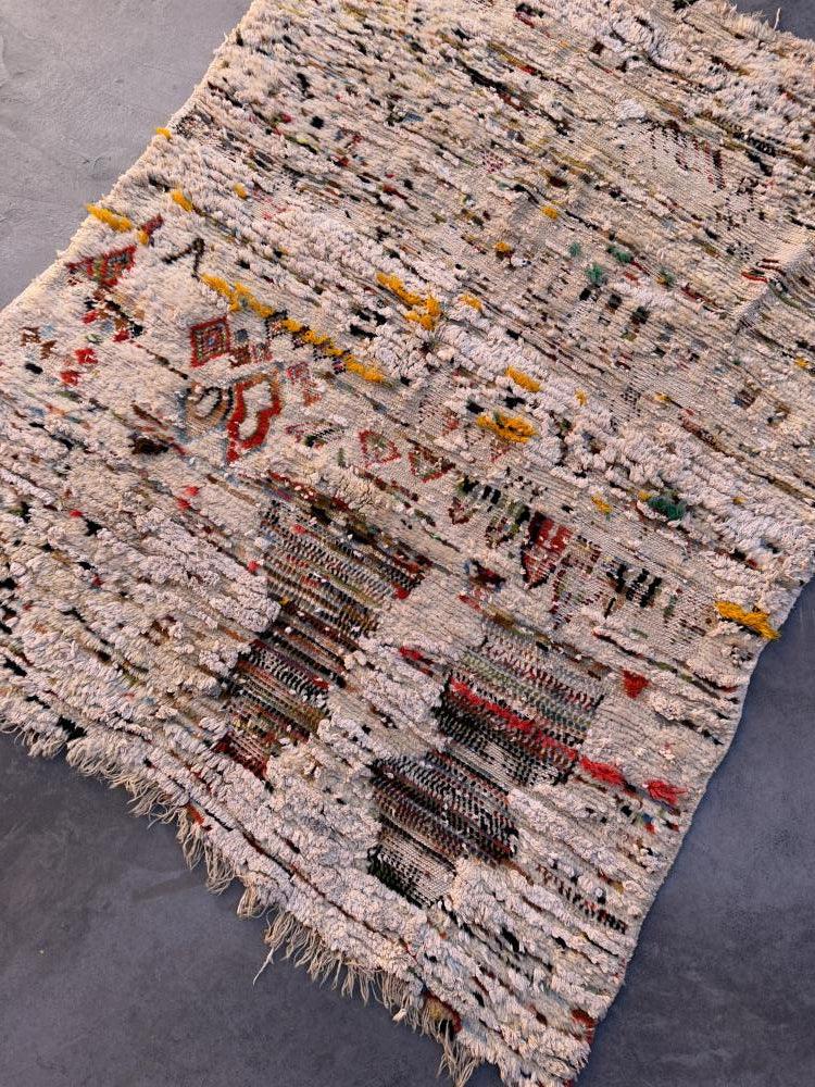 Abstract Moroccan Rug 6.5 x 5.2 ft / 199 x 160 cm - Surcoma