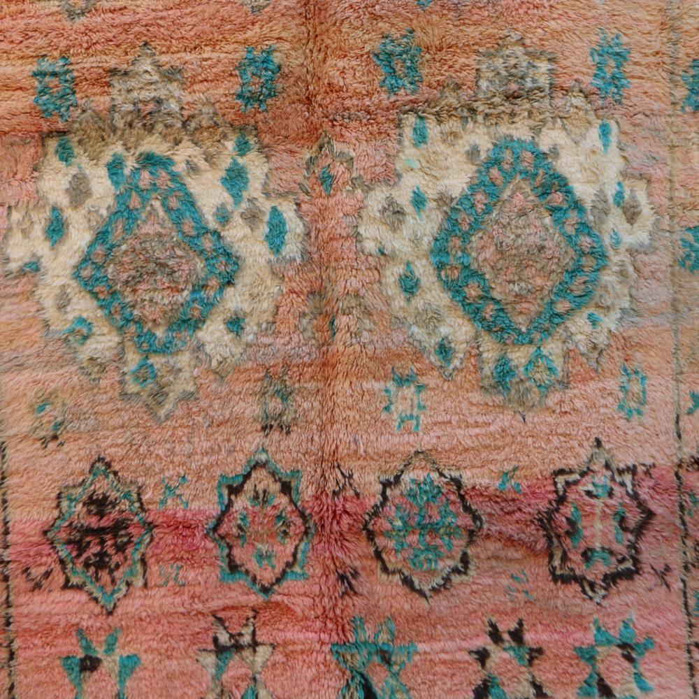 Moroccan Handknotted Boujad Wool Rug 12.2 x 6.43 ft / 371 x 196 cm - Surcoma