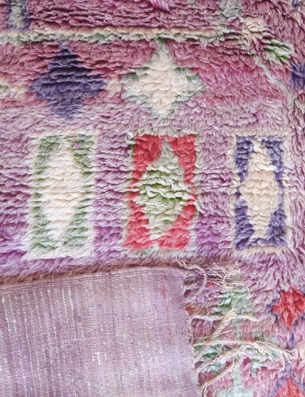 Moroccan Berber Wool Rug 13.5 x 6.4 ft / 411 x 195 cm - Surcoma