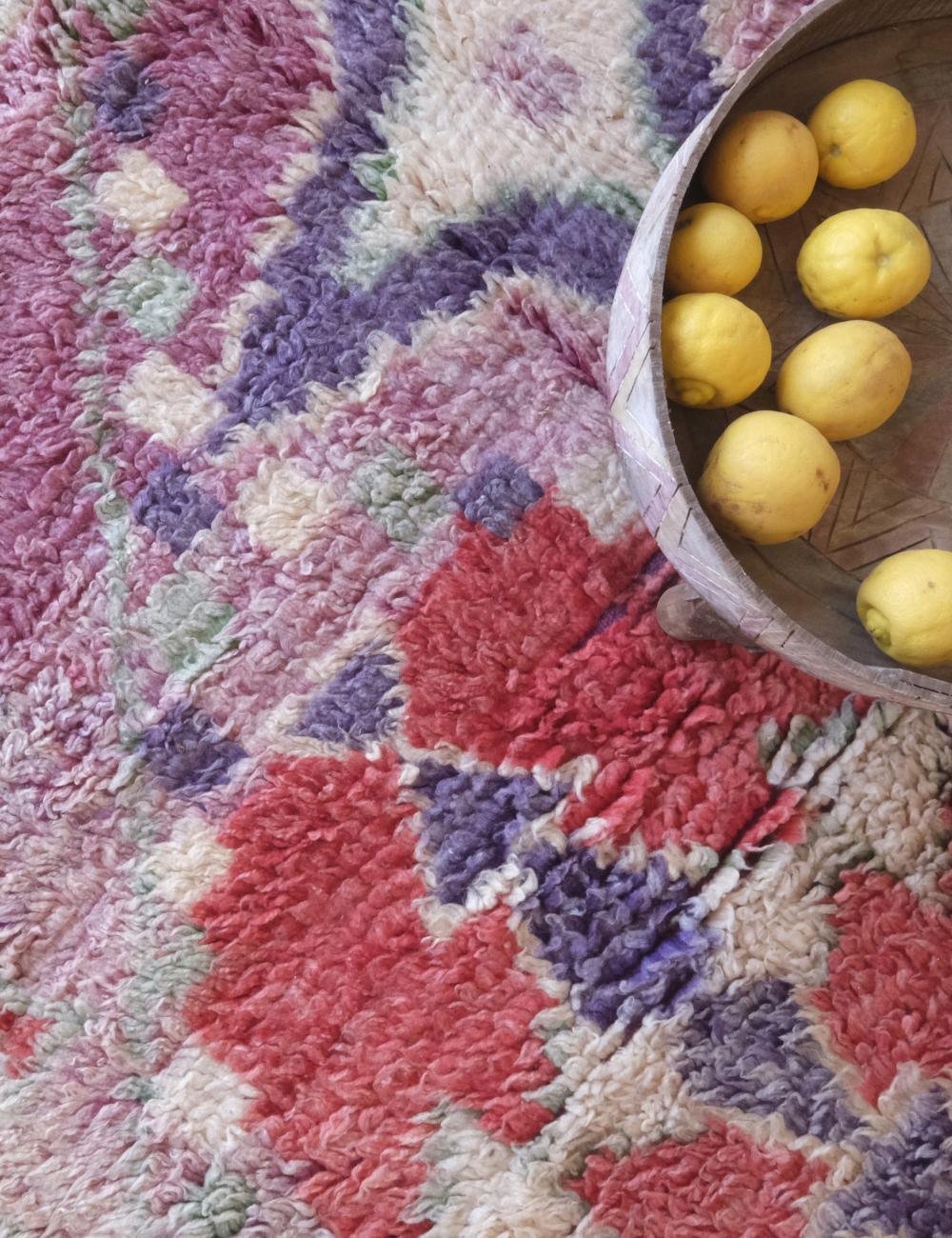 Moroccan Berber Wool Rug 13.5 x 6.4 ft / 411 x 195 cm - Surcoma