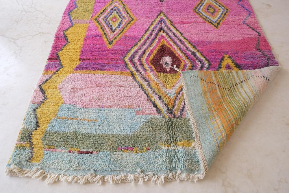 Moroccan Boujad Berber Carpet 9.3 x 6.3 ft / 283 x 193 cm - Surcoma
