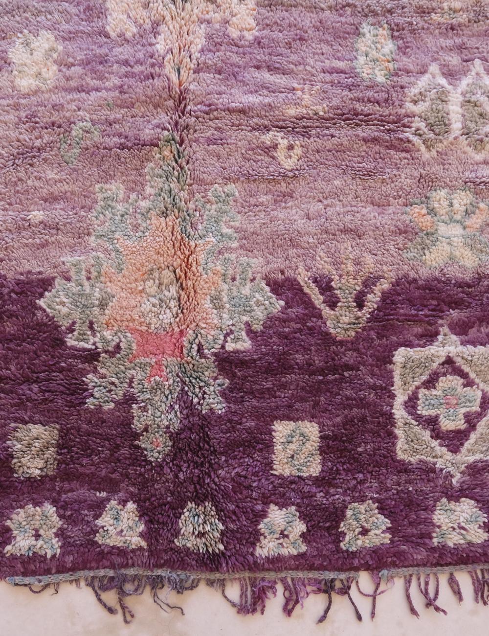 Handwoven Moroccan Boujad Rug 8.9 x 6.1 ft / 271 x 188 cm - Surcoma