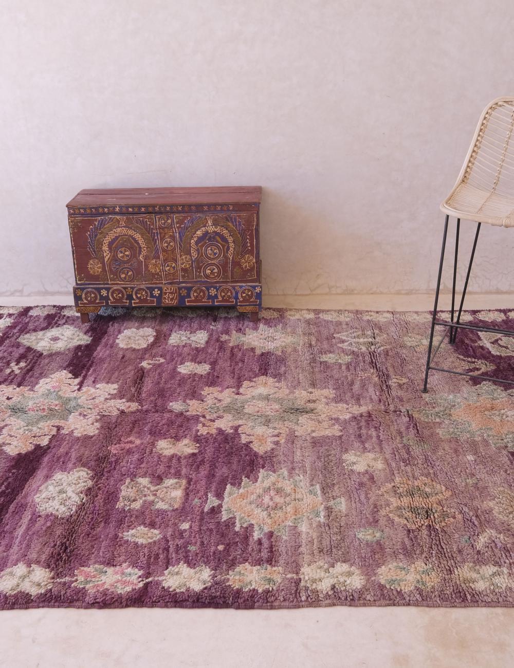 Handwoven Moroccan Boujad Rug 8.9 x 6.1 ft / 271 x 188 cm - Surcoma