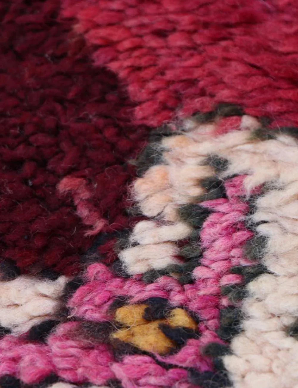 Moroccan Vintage Boujad Wool Rug 10.9 x 6.7 ft / 333 x 206 cm - Surcoma