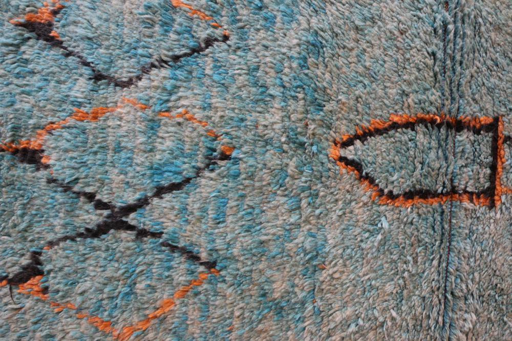 Moroccan Boujad Runner Rug 8.9 x 2.5 ft / 272 x 77 cm - Surcoma