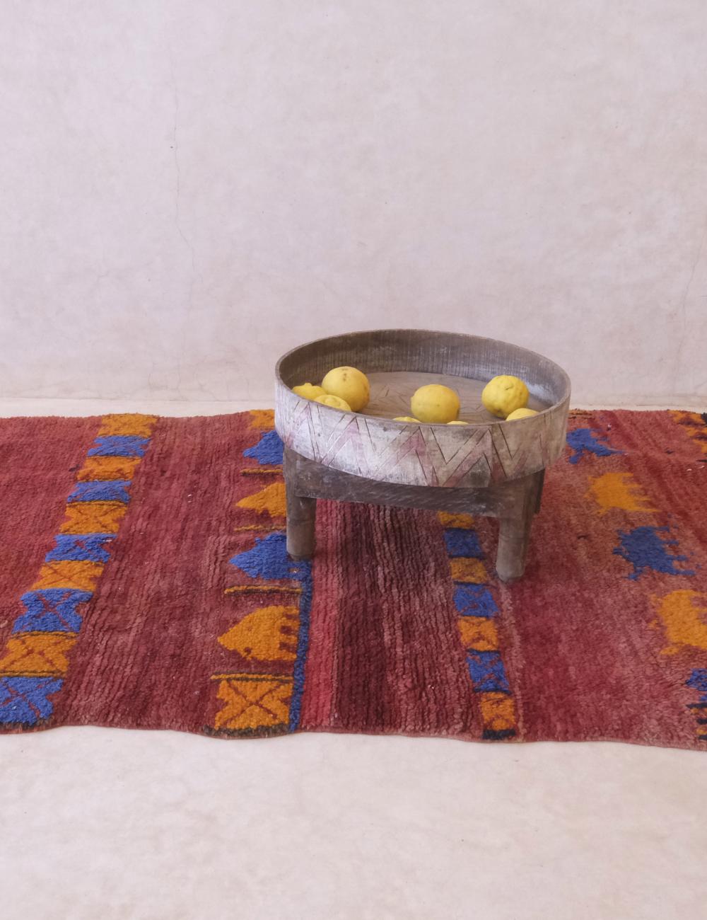 Tribal Moroccan Accent Rug 5 x 3.5 ft / 153 x 107 cm