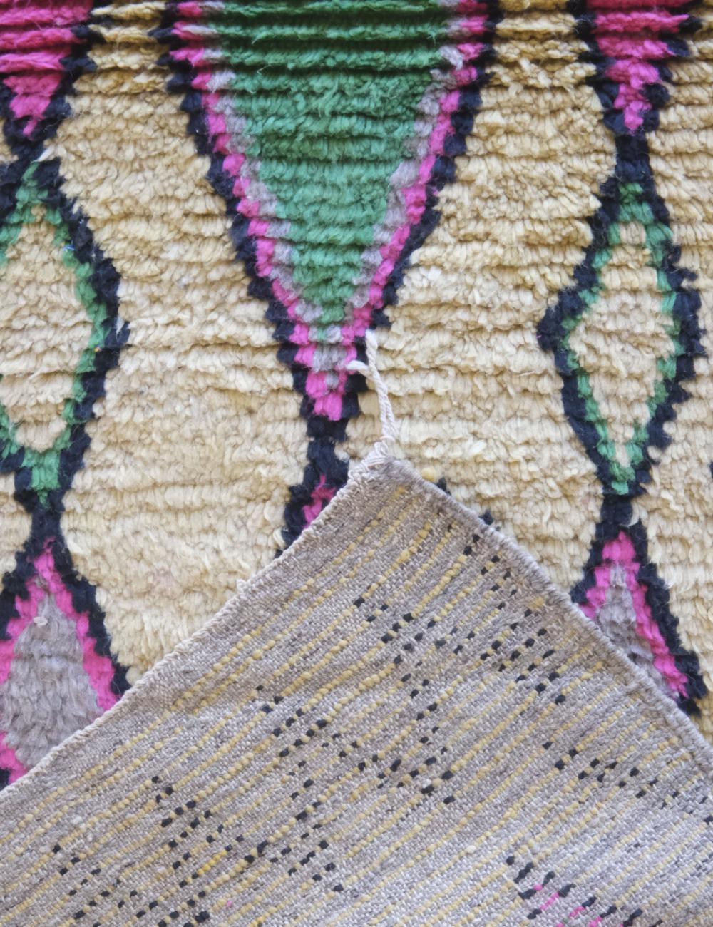 Boho Moroccan Runner Rug 11.2 x 2.4 ft / 340 x 76 cm - Surcoma