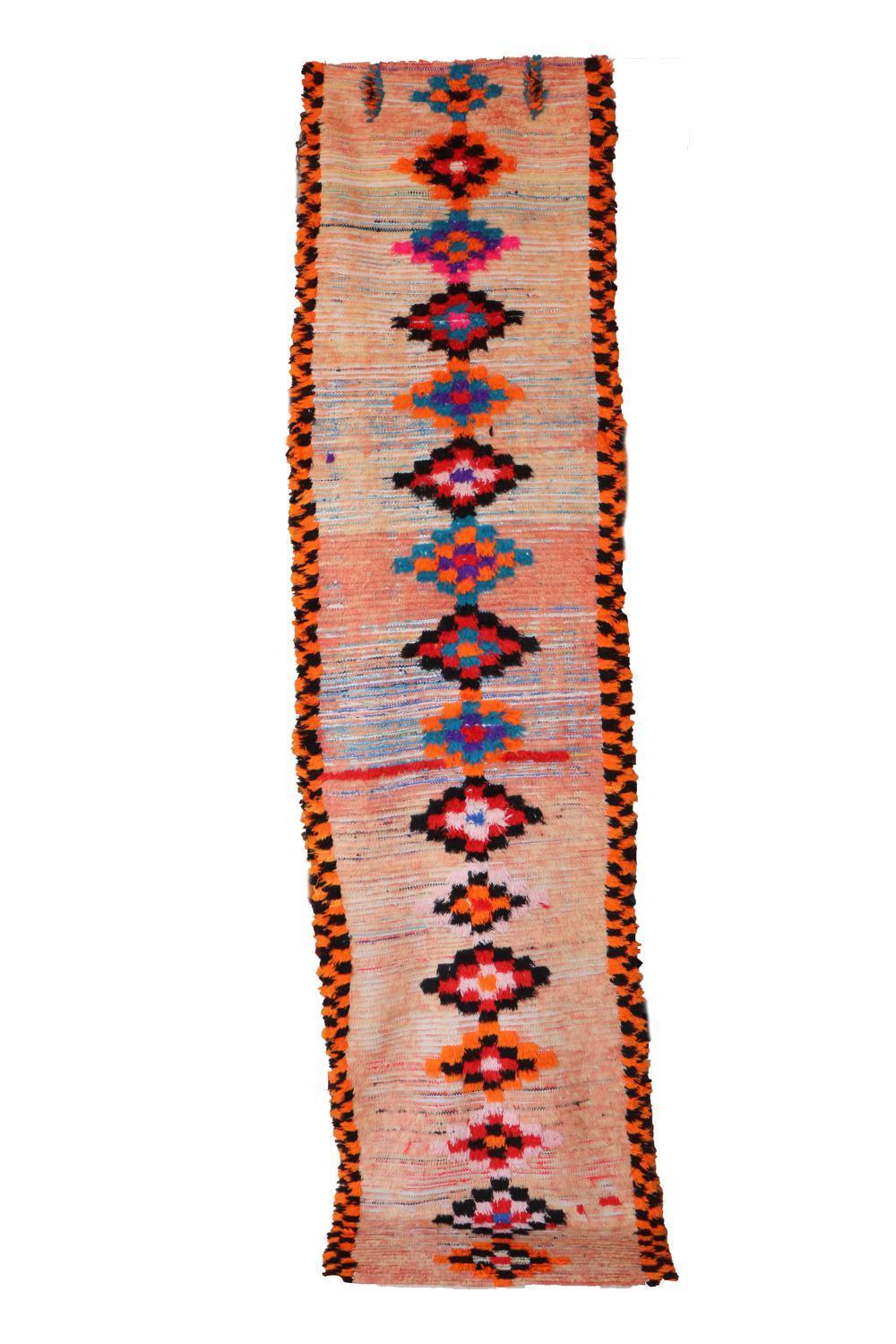 Moroccan Colorful Runner Rug 12 x 3 ft / 367 x 93 cm - Surcoma