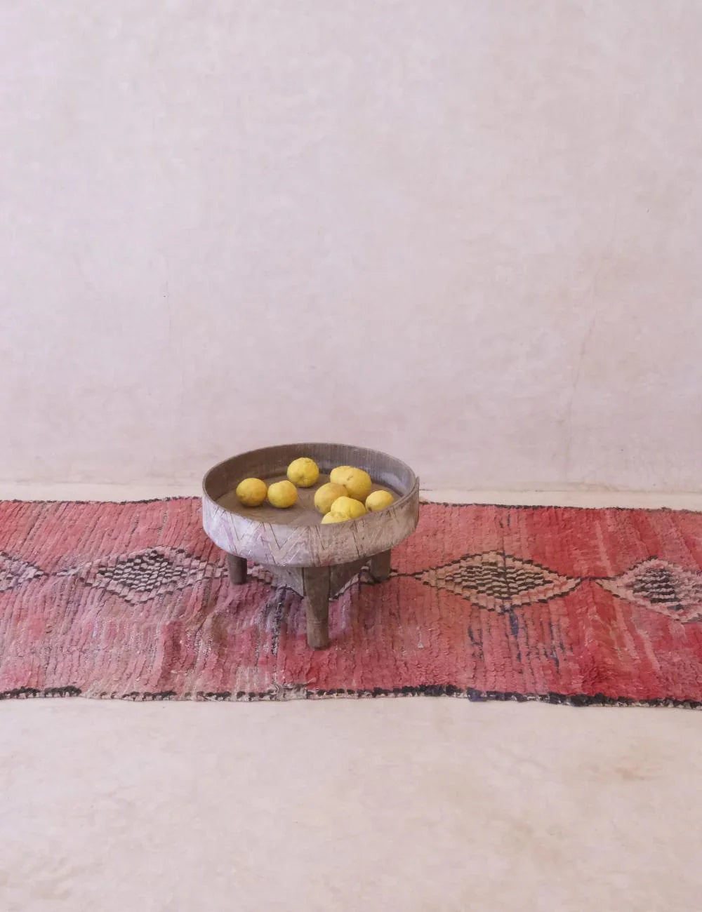 Faded Red Moroccan Runner Rug 8.3 x 2.8 ft / 253 x 87 cm - Surcoma