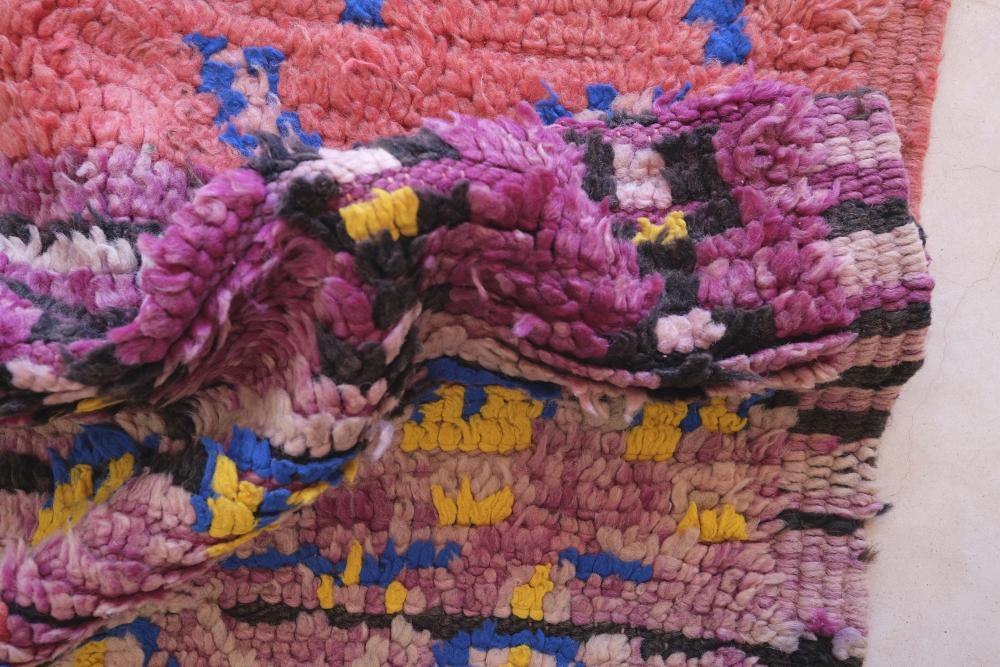 Abstract Moroccan Collectible Wool Rug 11 x 5.7 ft / 336 x 176 cm - Surcoma