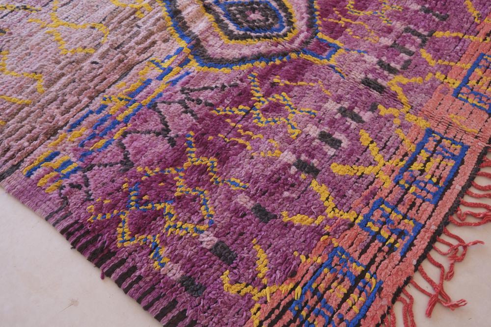 Abstract Moroccan Collectible Wool Rug 11 x 5.7 ft / 336 x 176 cm - Surcoma