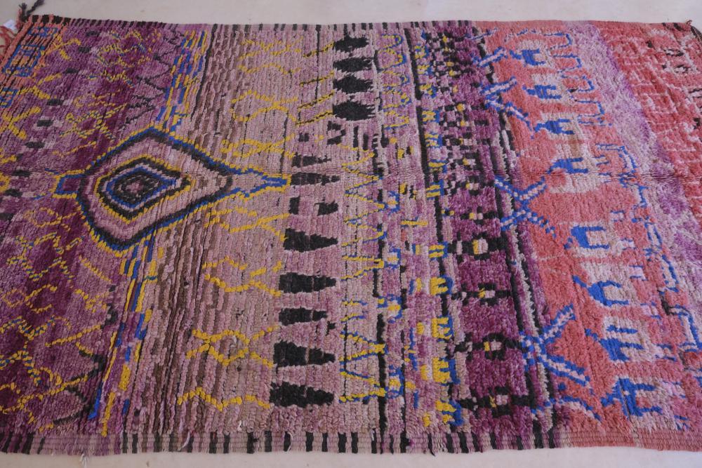 Abstract Moroccan Collectible Wool Rug 11 x 5.7 ft / 336 x 176 cm - Surcoma