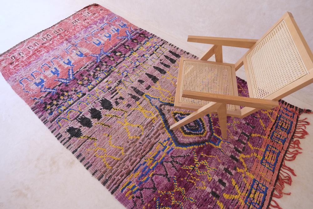 Abstract Moroccan Collectible Wool Rug 11 x 5.7 ft / 336 x 176 cm - Surcoma