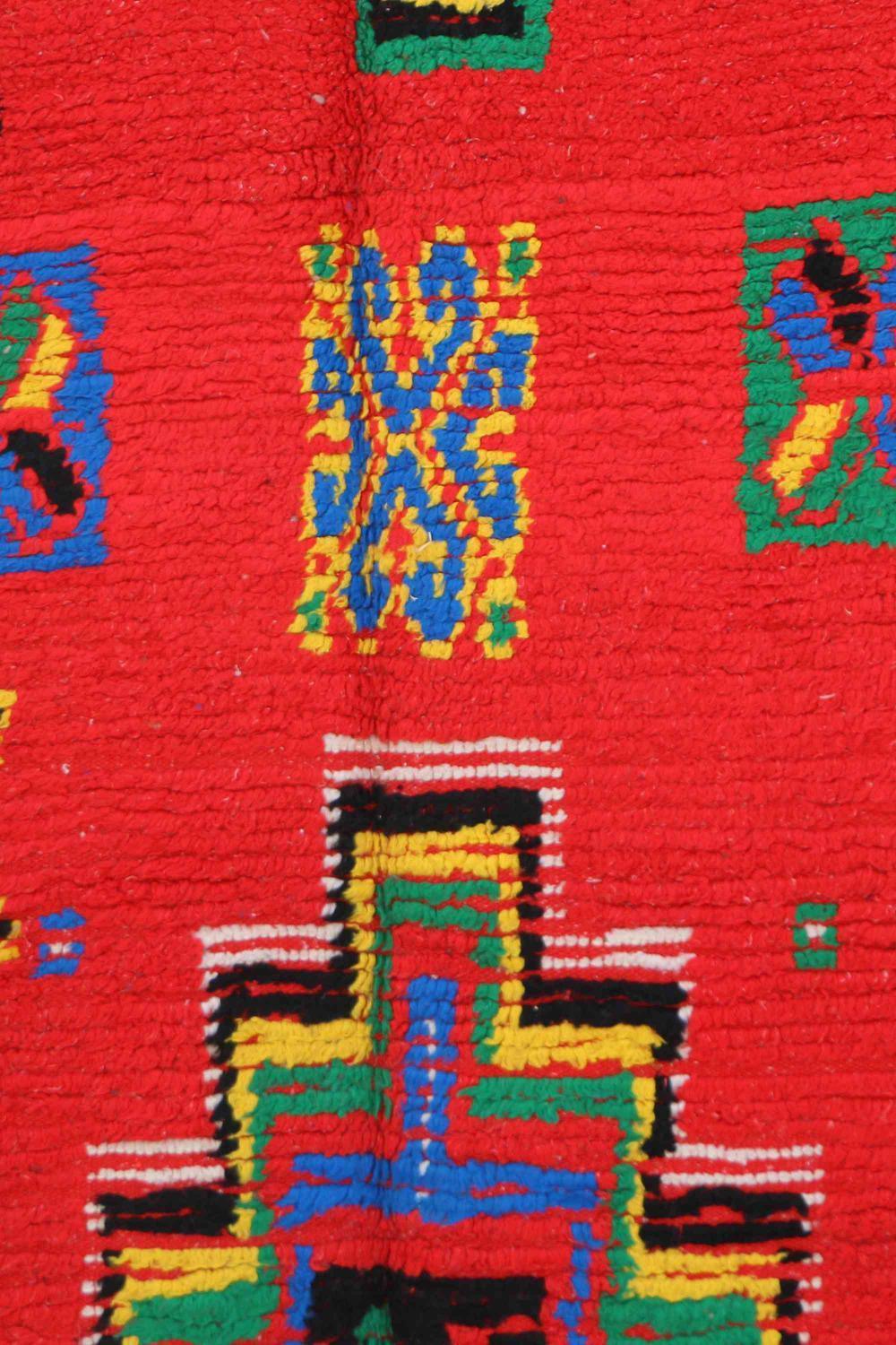 Moroccan Handwoven Boujad Rug 10.8 x 5.8 ft / 330 x 179 cm - Surcoma