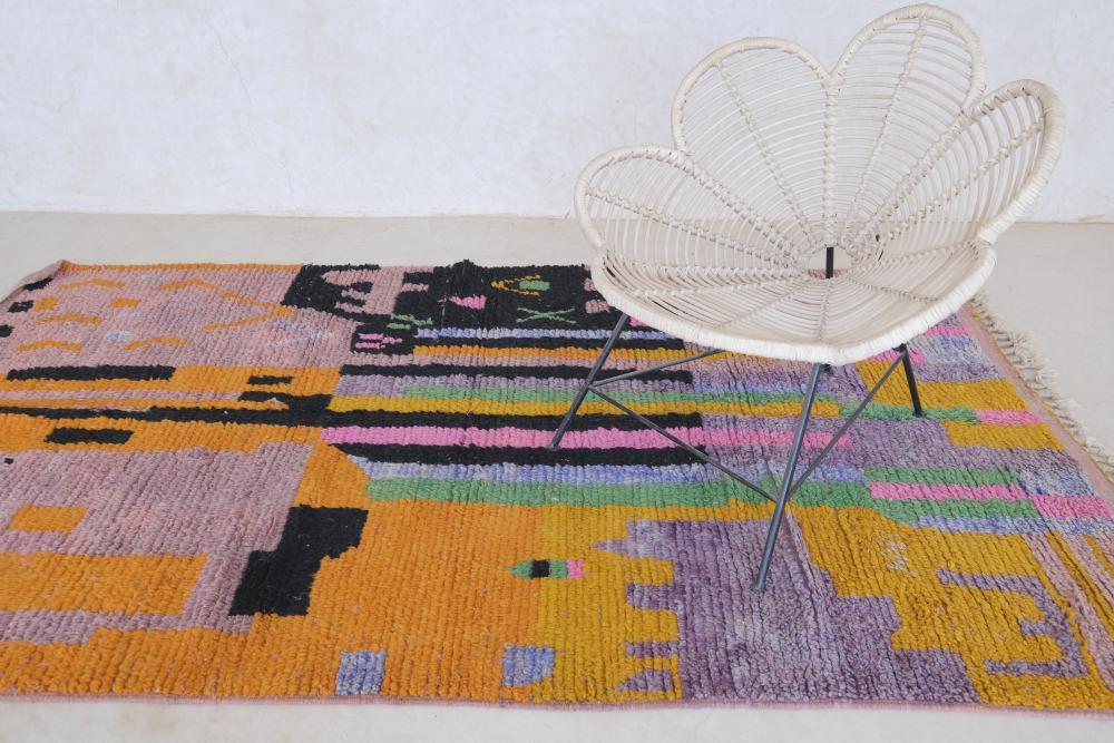 Moroccan Abstract Wool Rug 8.6 x 5.5 ft / 262 x 169 cm - Surcoma