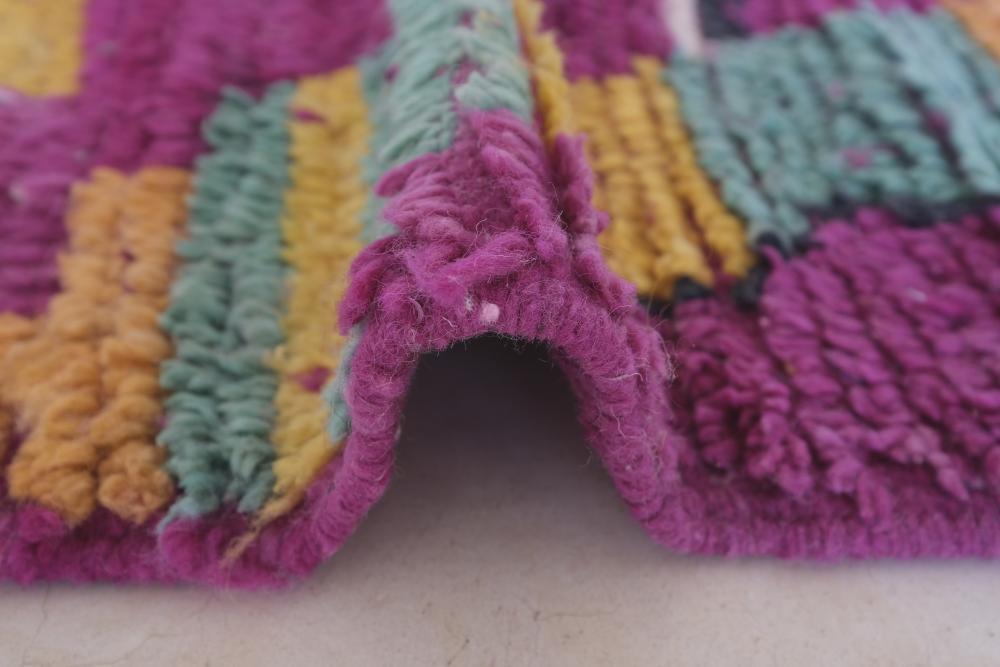 Moroccan Abstract Boujad Wool Rug 8.9 x 5.7 ft / 270 x 175 cm - Surcoma