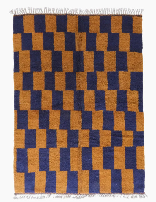 Geometric Wool Rug 9.8 x 6.8 ft / 298 x 210 cm - Surcoma